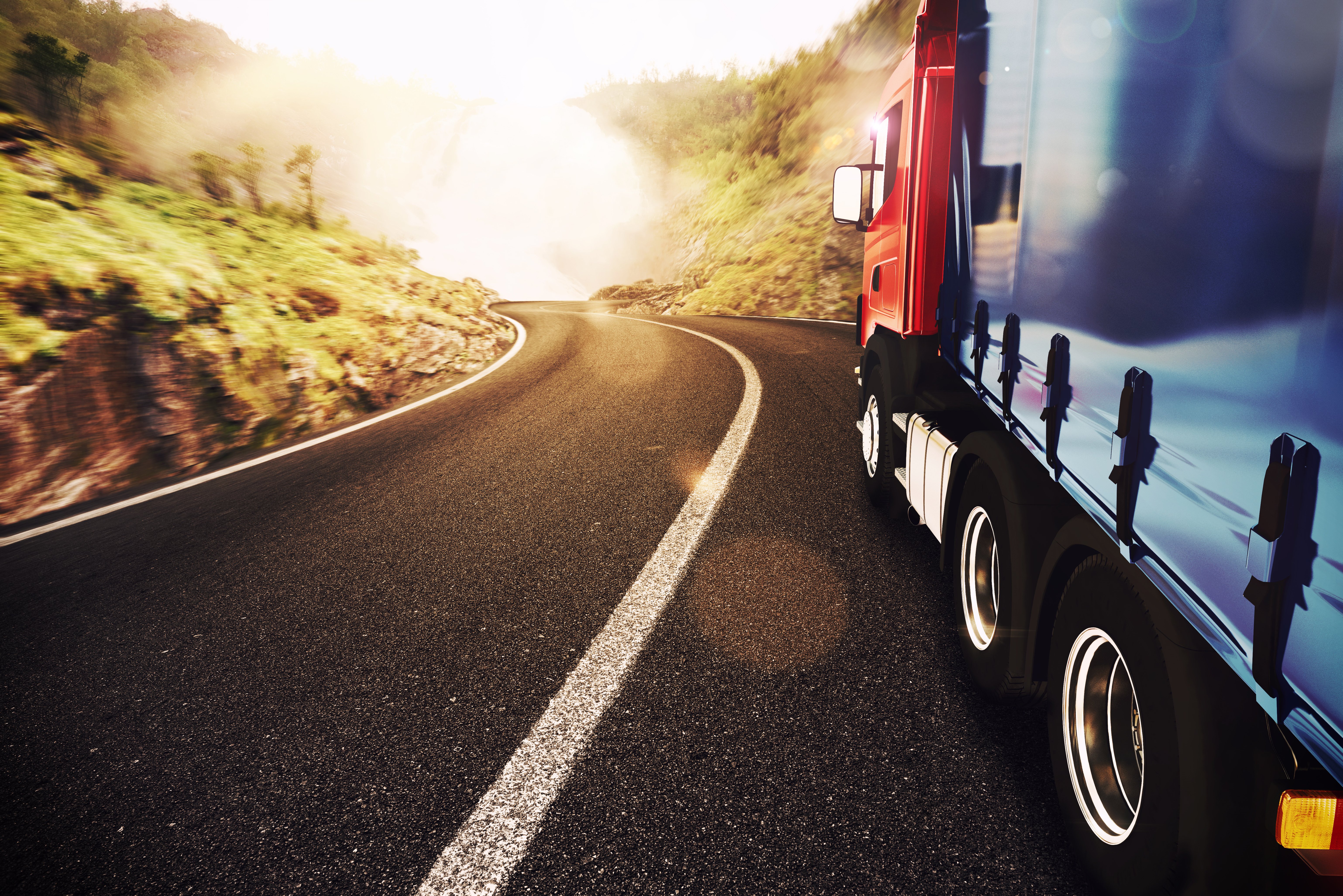 Truck On Road